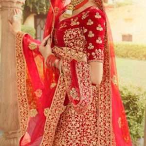 Red Wedding Lehenga