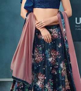 Cocktail lehenga