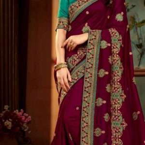 Chinon Silk Saree