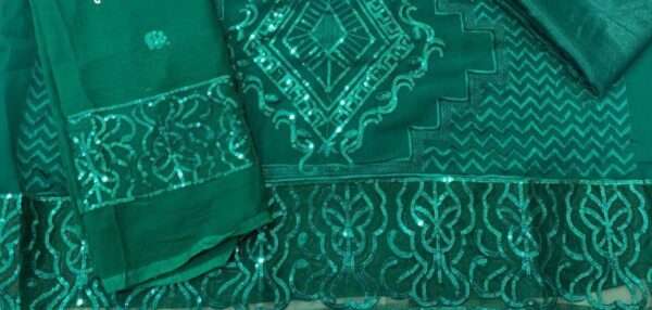 GreenGreen Designer Georgette Suit