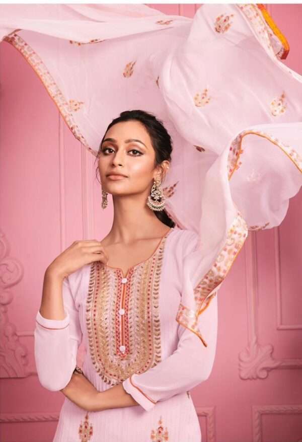 Blush Designer Georgette Suit