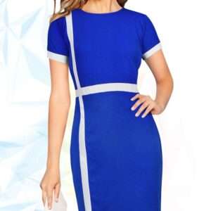 Royal Blue Office Dress