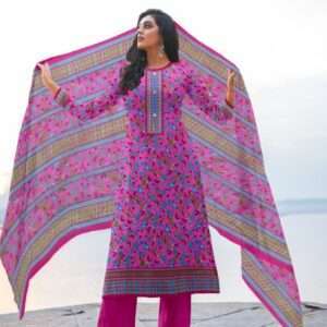 Cotton Suit with Dupatta