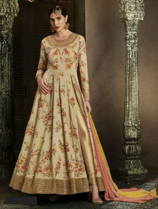 Handloom Silk Anarkali