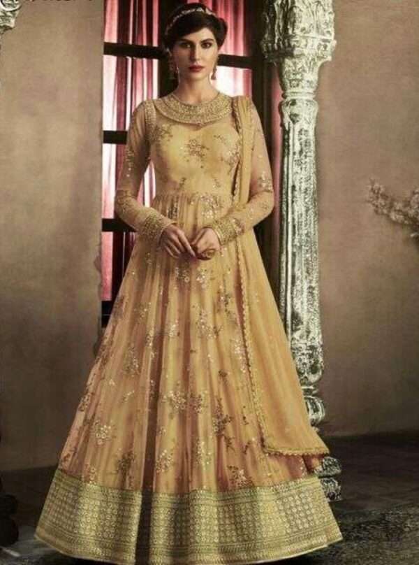 Designer Net Anarkali Suit