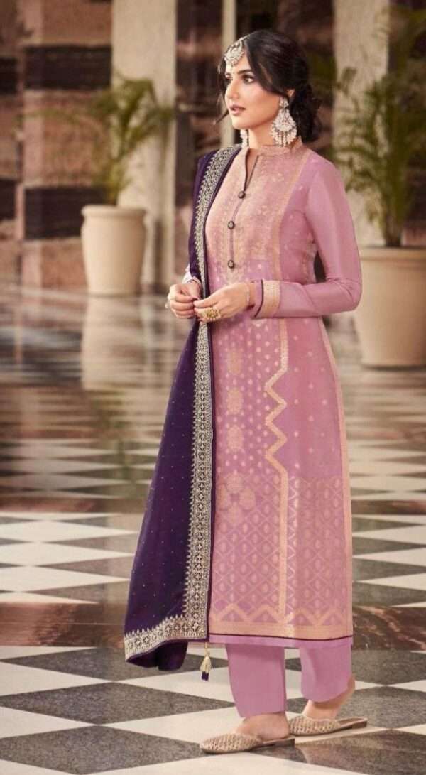 Designer Dola Silk Suit