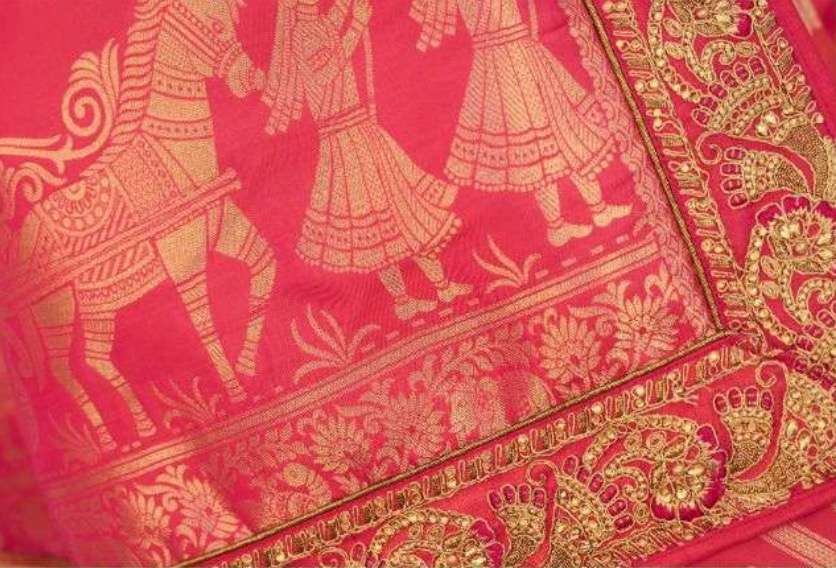 Banarasi Silk Saree Wedding Exquisite