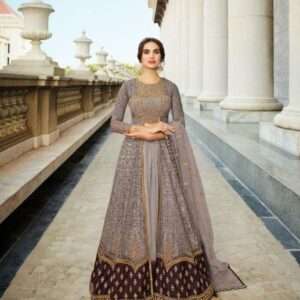 Embellished Anarkali Net Suit