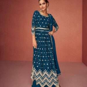 Georgette Long Ready wear Suit