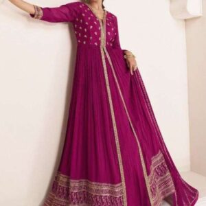 Festive Embellished Georgette Suit